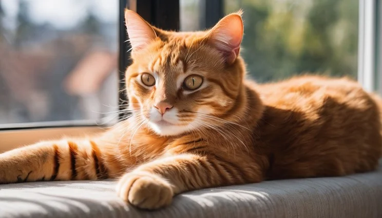 beautiful orange cat breed